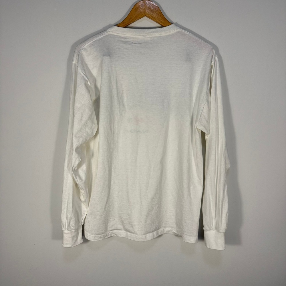 Fruit of the Loom Vancouver Canada Long Sleeve T-Shirt White Large Lofteez Tee - Picture 6 of 9